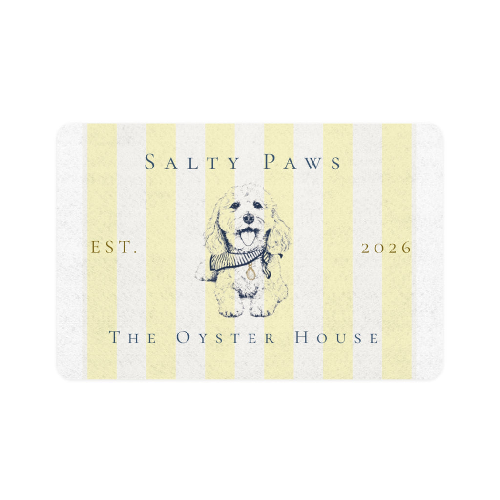 Salty Paws Club Pet Food Mat (12x18)