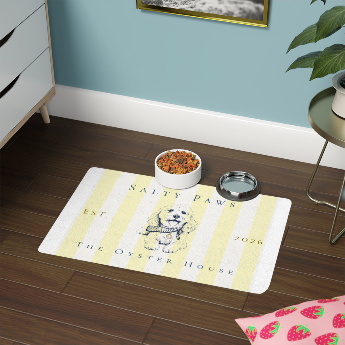 Salty Paws Club Pet Food Mat (12x18)