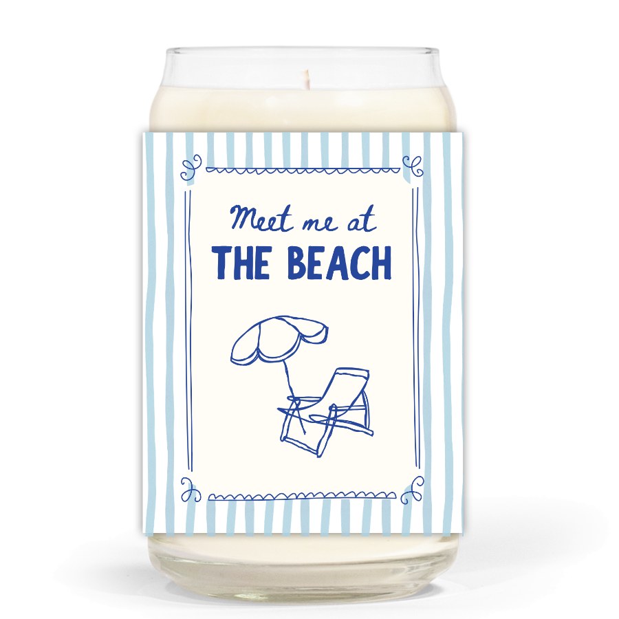 Meet Me At The Beach Candle