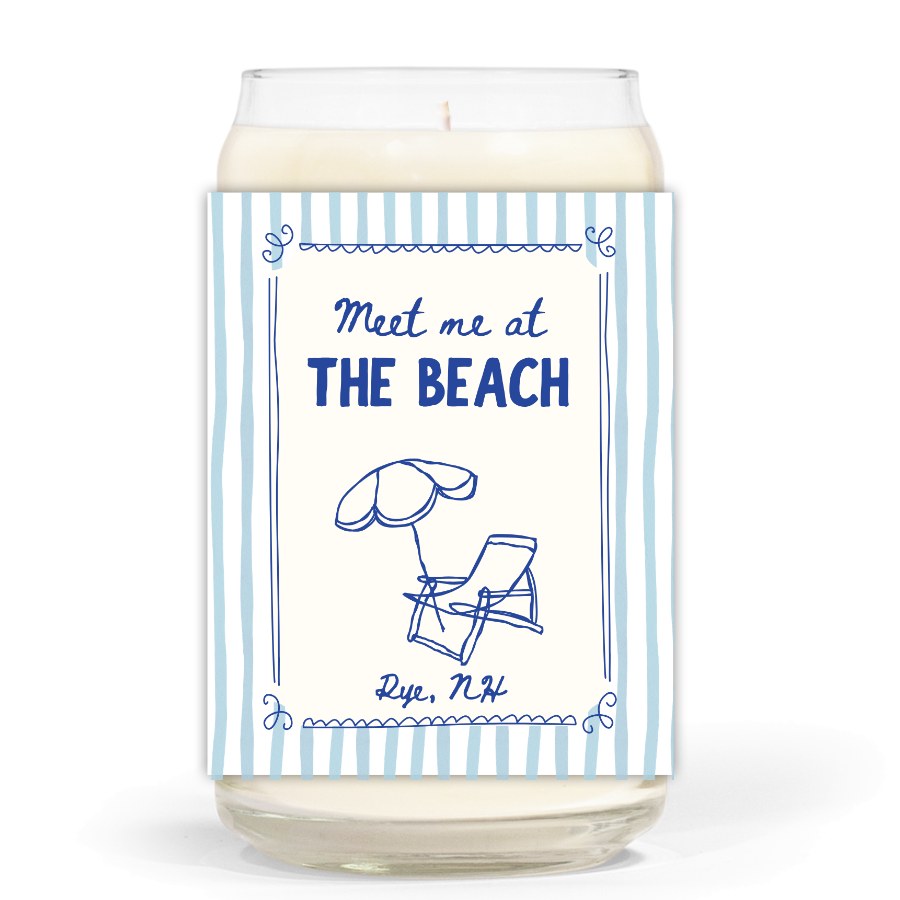 Meet Me at the Beach Candle- Rye, NH